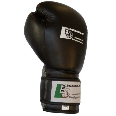 Boxhandschuhe FRESH AIR in Schwarz mit Mesh-Innenseite für optimale Belüftung, 6 / 8 / 10 Unzen, Österreich.