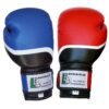 Boxhandschuhe Hybrid in Blau-Schwarz, strapazierfähiges PU-Material, ideal für Allround-Training und Sparring.