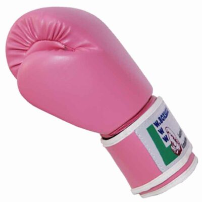 rosa boxhandschuh pink lady mit angenähtem daumen
