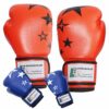 Kinder Boxhandschuhe JUNIOR – STAR in Rot und Blau mit Sternen, ideal für Boxsack-Training, Österreich.