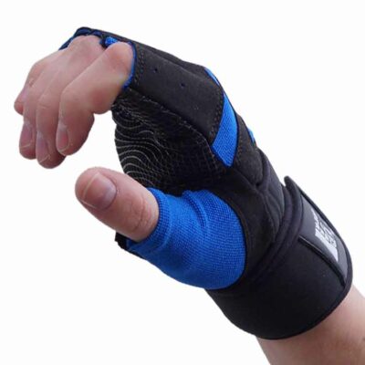 Gewichtheberhandschuhe mit gepolsterter Innenfläche und atmungsaktivem Mesh für langanhaltenden Komfort.