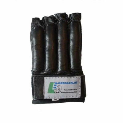 Sandsackhandschuhe Fight aus Rindsleder Fingerlos Typ f