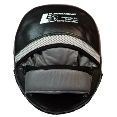 Rückseite der Pratzen AIR Style mit gepolsterter Handauflage für stabilen Halt.