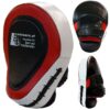 Gekrümmte Pratzen TRAINER aus Rindsleder mit Geleinlage und gepolsterter Handauflage.