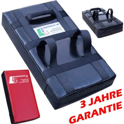 PRIME Schlagpolster in Schwarz-Rot mit 3 Jahren Garantie, ideal für Kampfsporttraining.