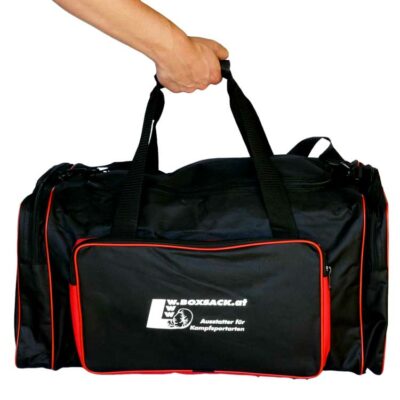 Sporttasche Trainigstasche Black and Red-d