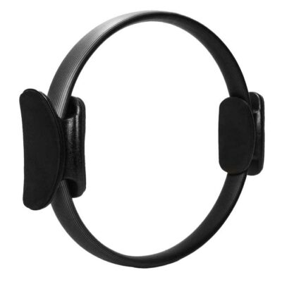 Pilates Ring in Schwarz – effektives Trainingsgerät für gezielte Fitnessübungen zu Hause.