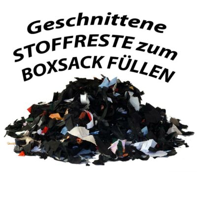 Stoffreste für Boxsack Füllung optional geschnitten und gerissen