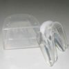 Zahnschutz Transparent doppelt mit oder ohne Dose