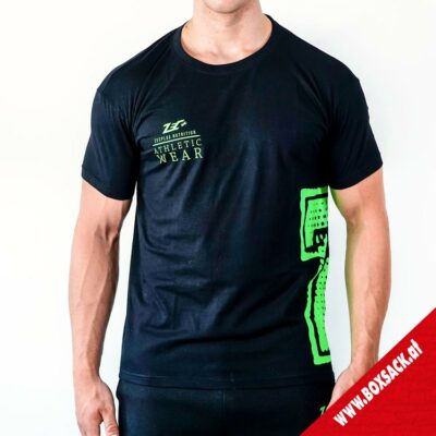 Zec Herren Shirt Athletic T-Shirt in Schwarz