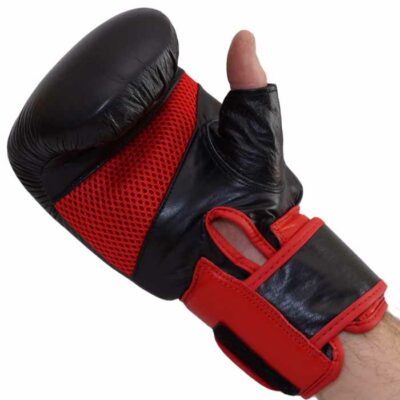 PRO KICK Sandsackhandschuhe mit Mesh-Belüftung und breitem Klettverschluss, Österreich.