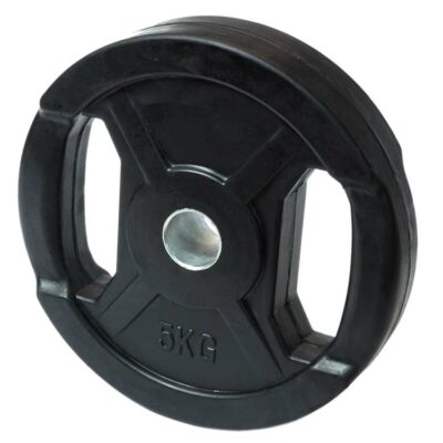 Hantelscheiben Gewichtsscheiben Stahl Gummi mit Metallring und Griffmulde a