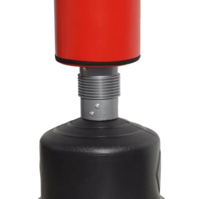 Verbindungselement des Standboxsacks Boxdummy Basic in Rot, stabil und sicher, fĂĽr Boxtraining in Ă–sterreich.