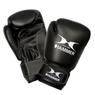Detailansicht der 6 oz Boxhandschuhe aus dem Fit Junior Box-Set von HAMMER BOXING.
