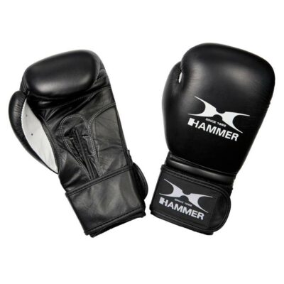 hammer-boxing-boxhandschuhe-schwarz-leder-mit-ergonomischem-design