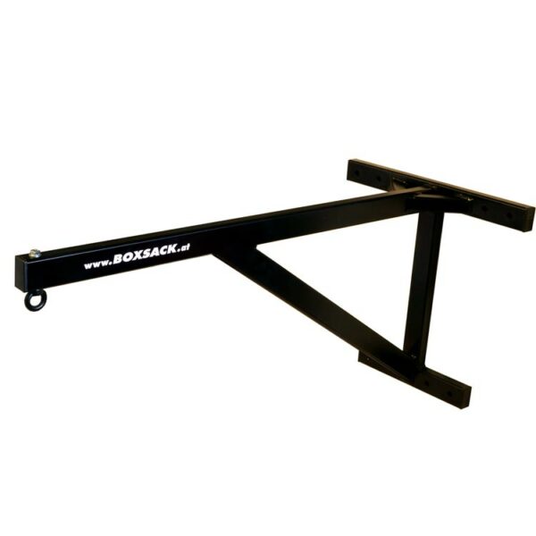 Seitenansicht der Boxsack Wandhalterung Typ Ultra – Premium-Qualität aus Österreich, 5 Jahre Garantie.