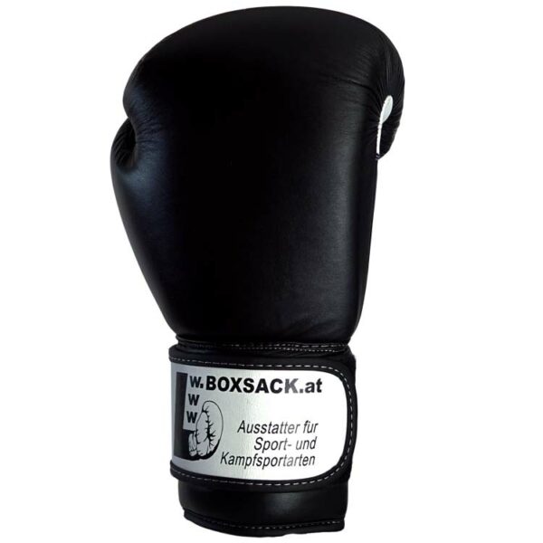 Boxhandschuhe Elite Schwarz-Weiß – Perfekt für ambitionierte Boxer und Sparring.