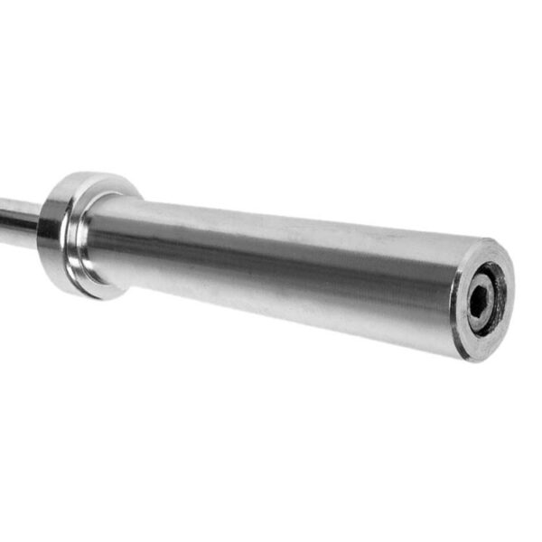 Kugelgelagerte Scheibenaufnahme mit 50 mm Durchmesser für professionelle Gewichtsscheiben.