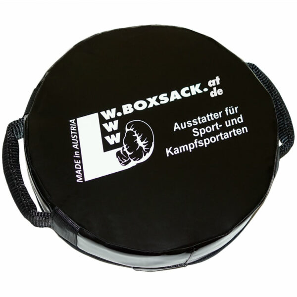 Detailansicht des langlebigen Schaumkerns und der Verarbeitung des „PRIME“ Kick Pads, rund.