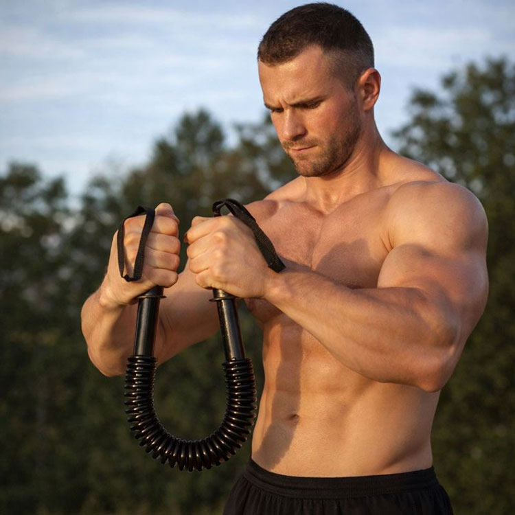 Profi Königsfeder Biegehantel 50 kg Beugekraft – Bild 5