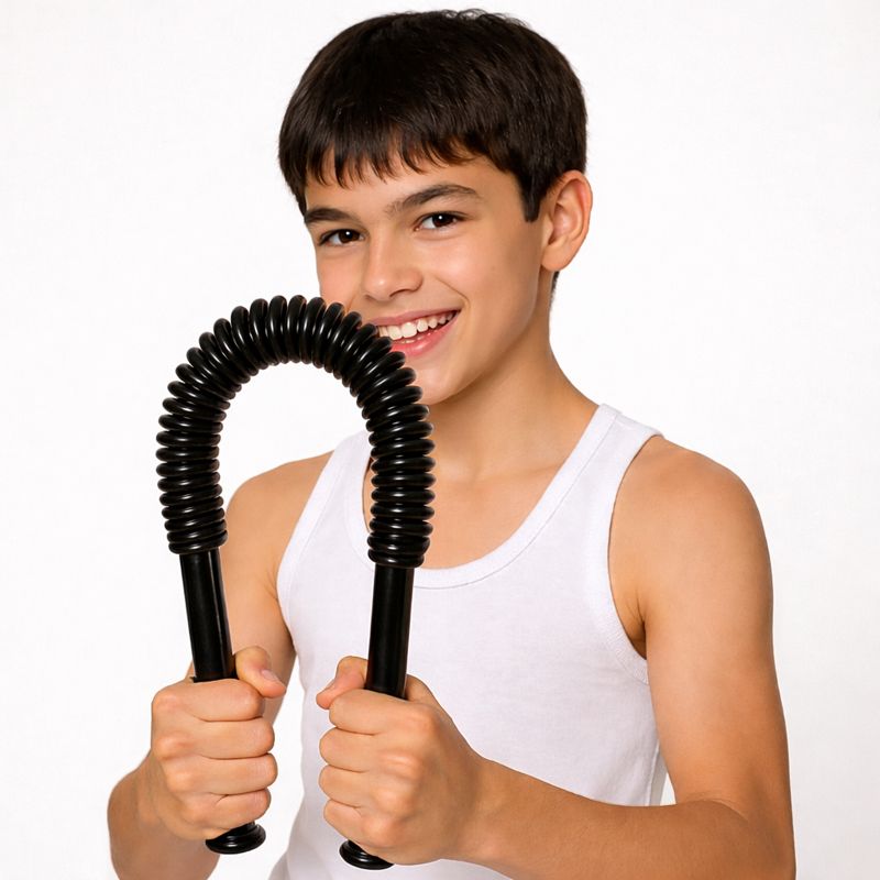 Profi Königsfeder Biegehantel 50 kg Beugekraft – Bild 3