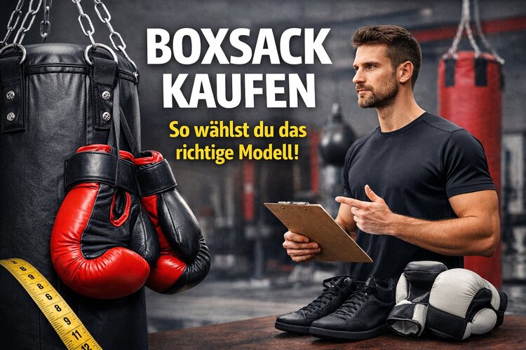 Boxsack kaufen – Trainer erklärt im Fitnessstudio, wie du das richtige Boxsack Modell für Anfänger oder Fortgeschrittene auswählst