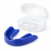 zahnschutz einfach erwachsene blau mundschutz mit aufbewahrungsbox für boxen kickboxen und kampfsport